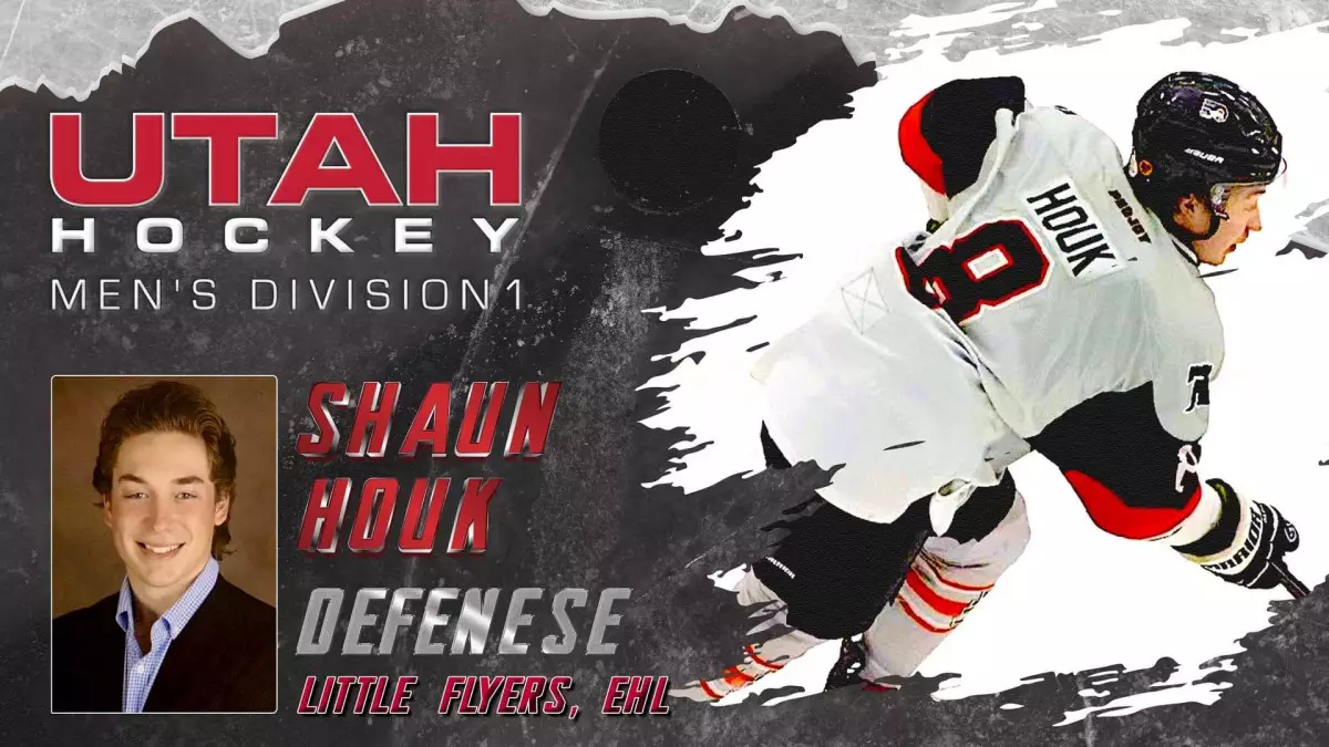 Shaun Houk (D) commits to Utah Men's Division 1 Hockey | Elite Junior Profiles